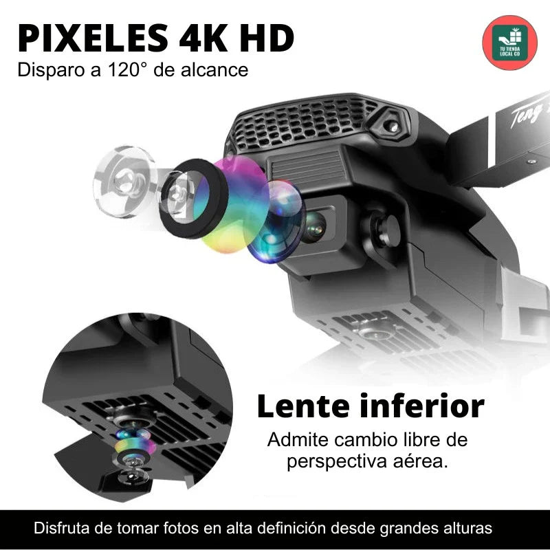 💎Dron Doble Cámara 4K + GRATIS Maletín🎁