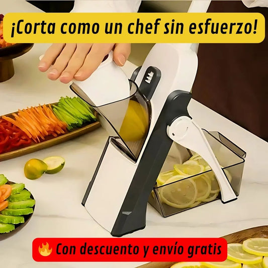 🔪 CortaFácil Pro™ ¡Verduras listas en segundos! 🥕🍟