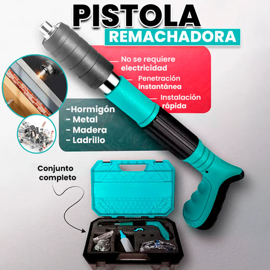 PISTOLA DE CLAVOS Profesional + Kit de Equipos GRATIS 🔥Solo HOY hasta las 23:59